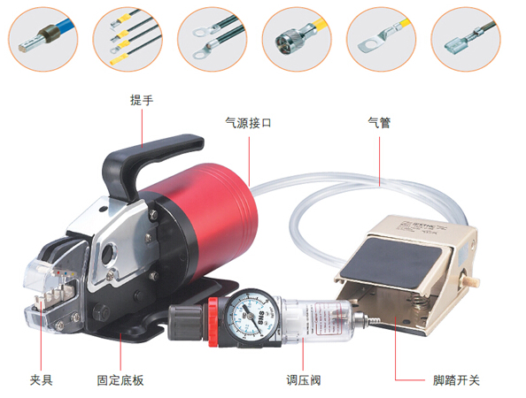 HC-01氣動(dòng)式端子壓接機